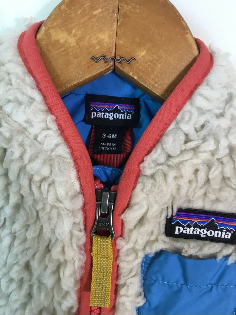 Patagonia Baby Retro X Sherpa Vest Size 3-6 Month